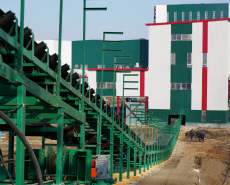 Пассат закончил монтаж и запустил конвейеры на солеотвале Нежинского ГОКа